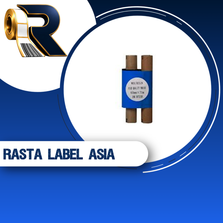 ریبون وکس رزین پرینتر لیبل زن 75×60
