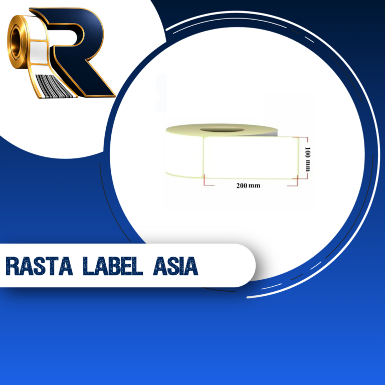 لیبل کاغذی 200×100 میلیمتر تک ردیف 300 عددی